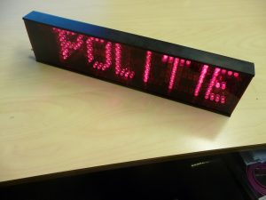 stopbord politie